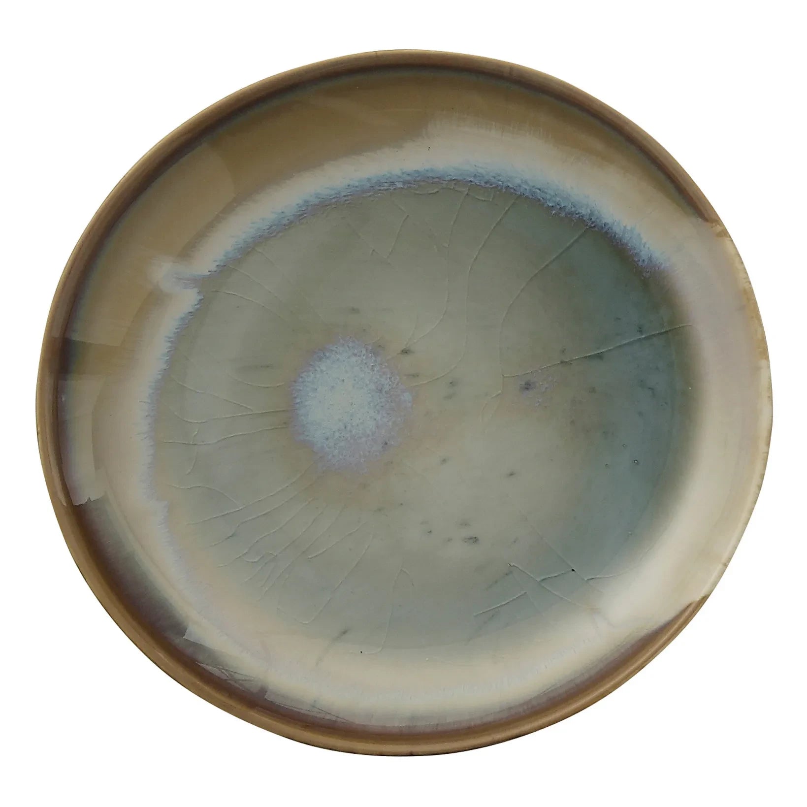 Bloomingville - Heather Ceramic Plate - D21 cm | Gray-Green