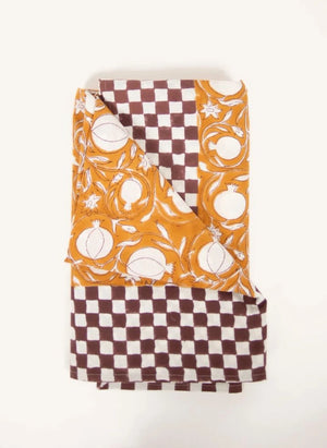 Olsson & Jensen - Pomona Pomegranate Pattern Tablecloth | Mustard