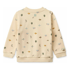 Liewood - Thora Aviator Organic Cotton Sweatshirt | Ecru