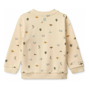 Liewood - Thora Aviator Organic Cotton Sweatshirt | Ecru