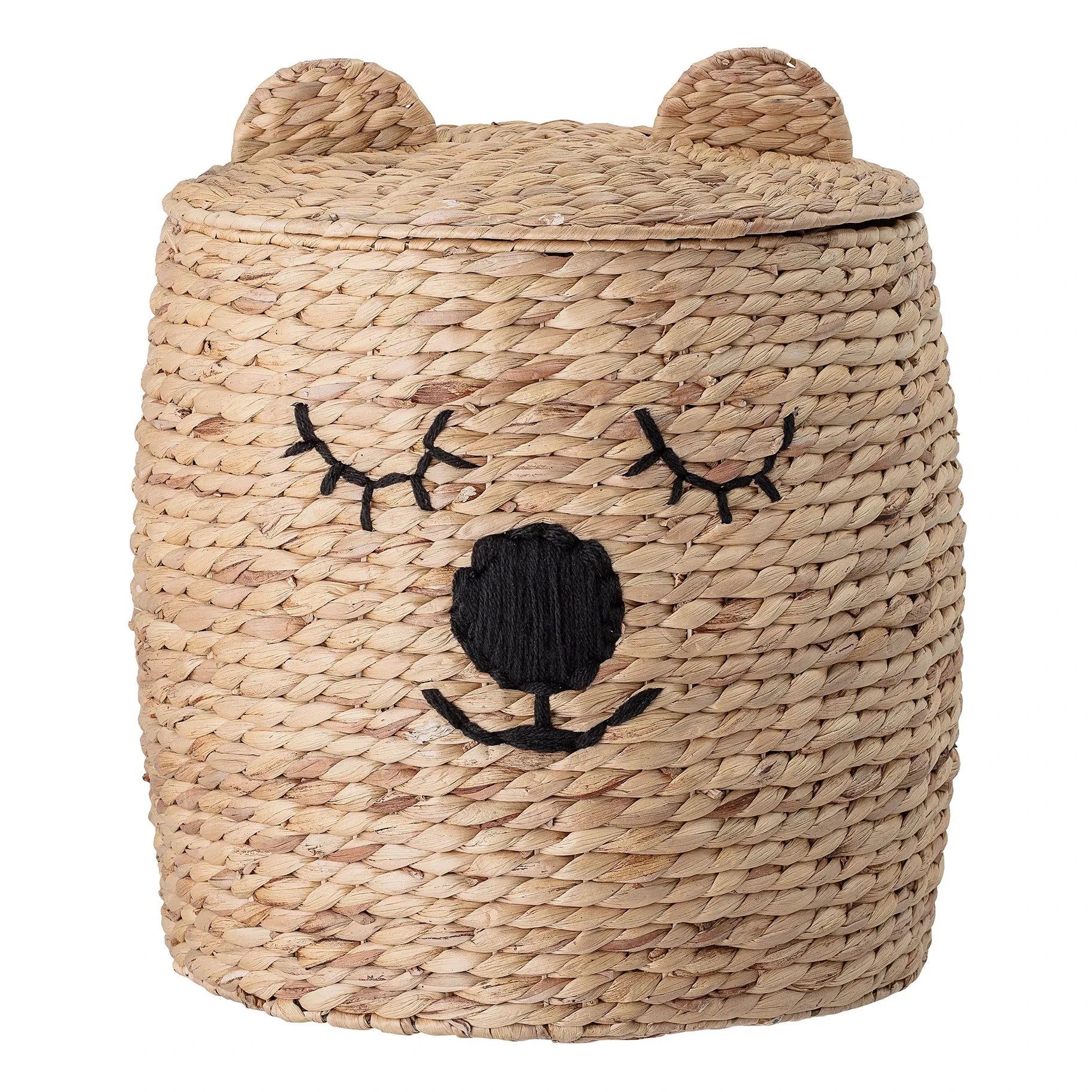 Bloomingville Mini - Lidded Wicker Basket