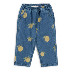 Konges Sløjd - Magot Organic Cotton Lemon Jeans | Blue