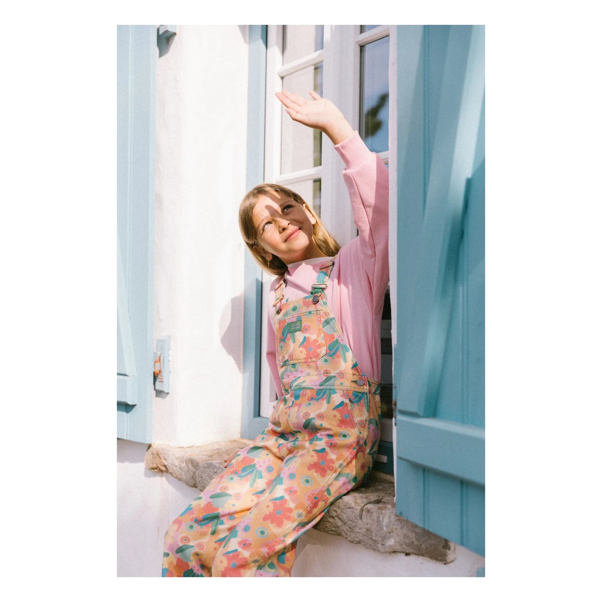 Favorite People - Floral Toscana Romper | Orange