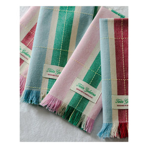 Tarta Gelatina - Organic Cotton Napkins - 2-piece Set | Pink
