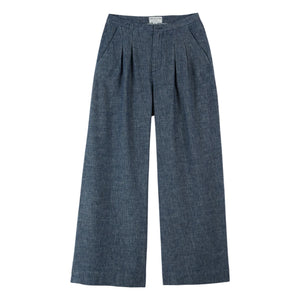 Emile et Ida - Linen and cotton pants | Navy blue