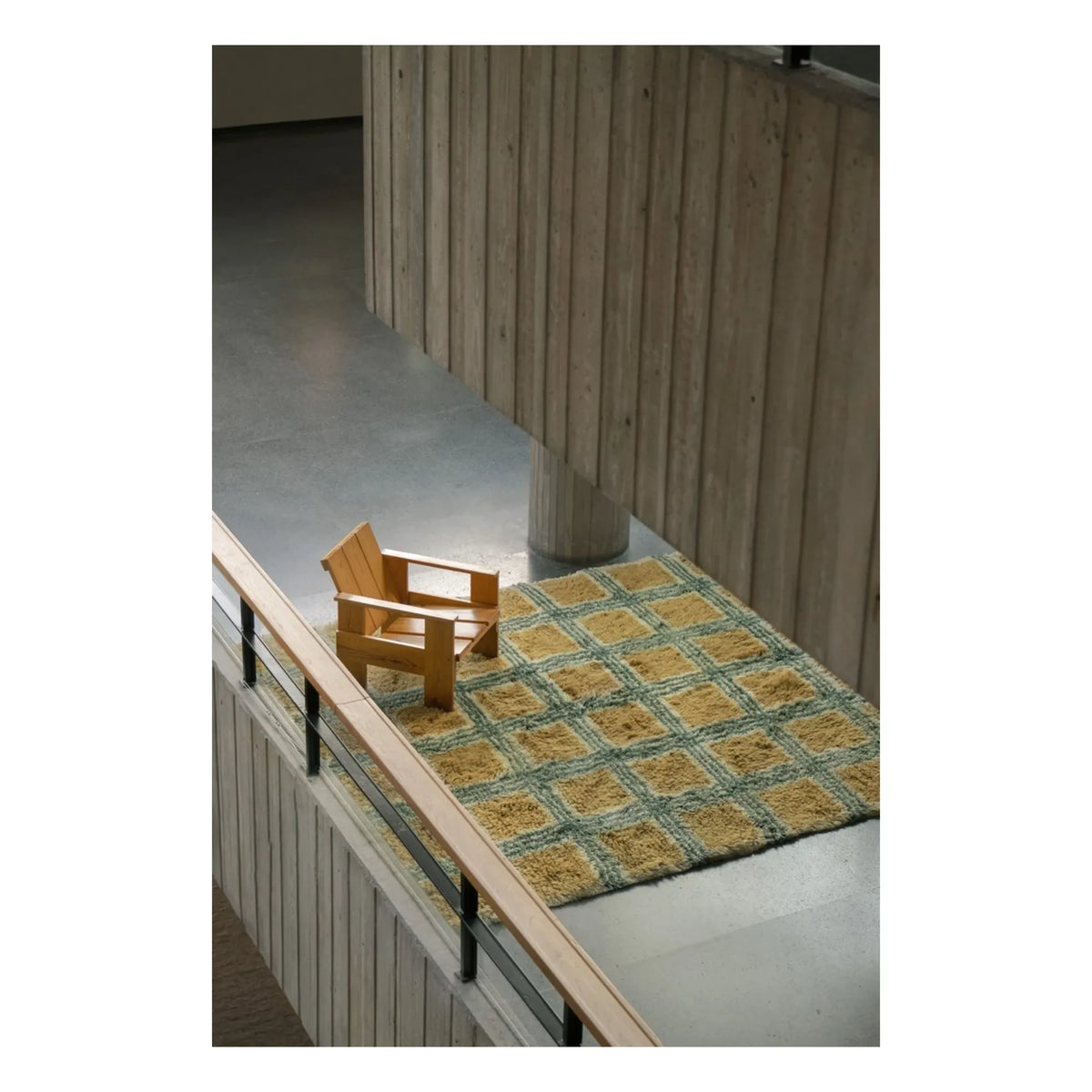 Layered - Wool Rug Pergola, Evelina Kroon | Mustard