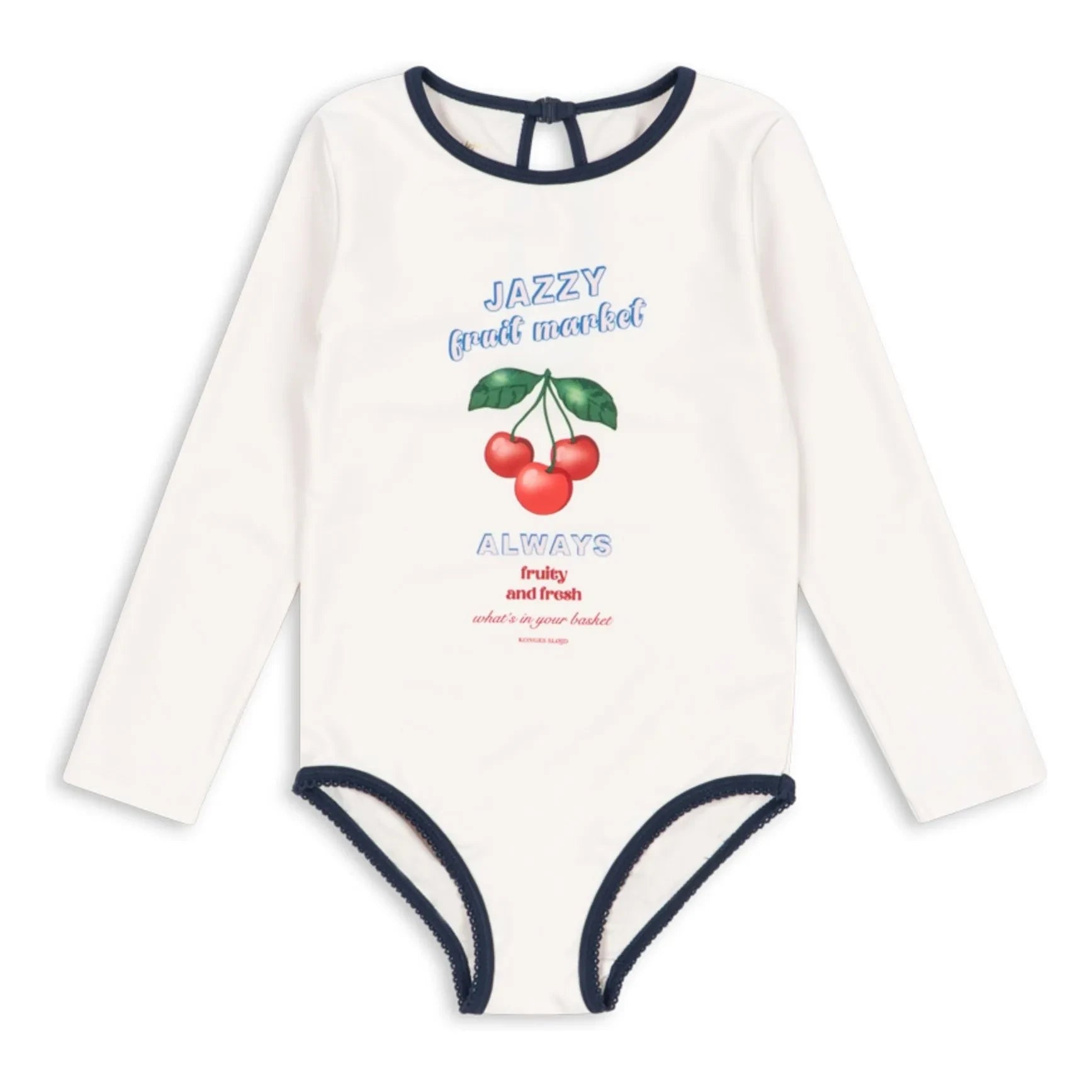 Konges Sløjd - Vilja Long Sleeve Swimwear Recycled Fibres | Ecru