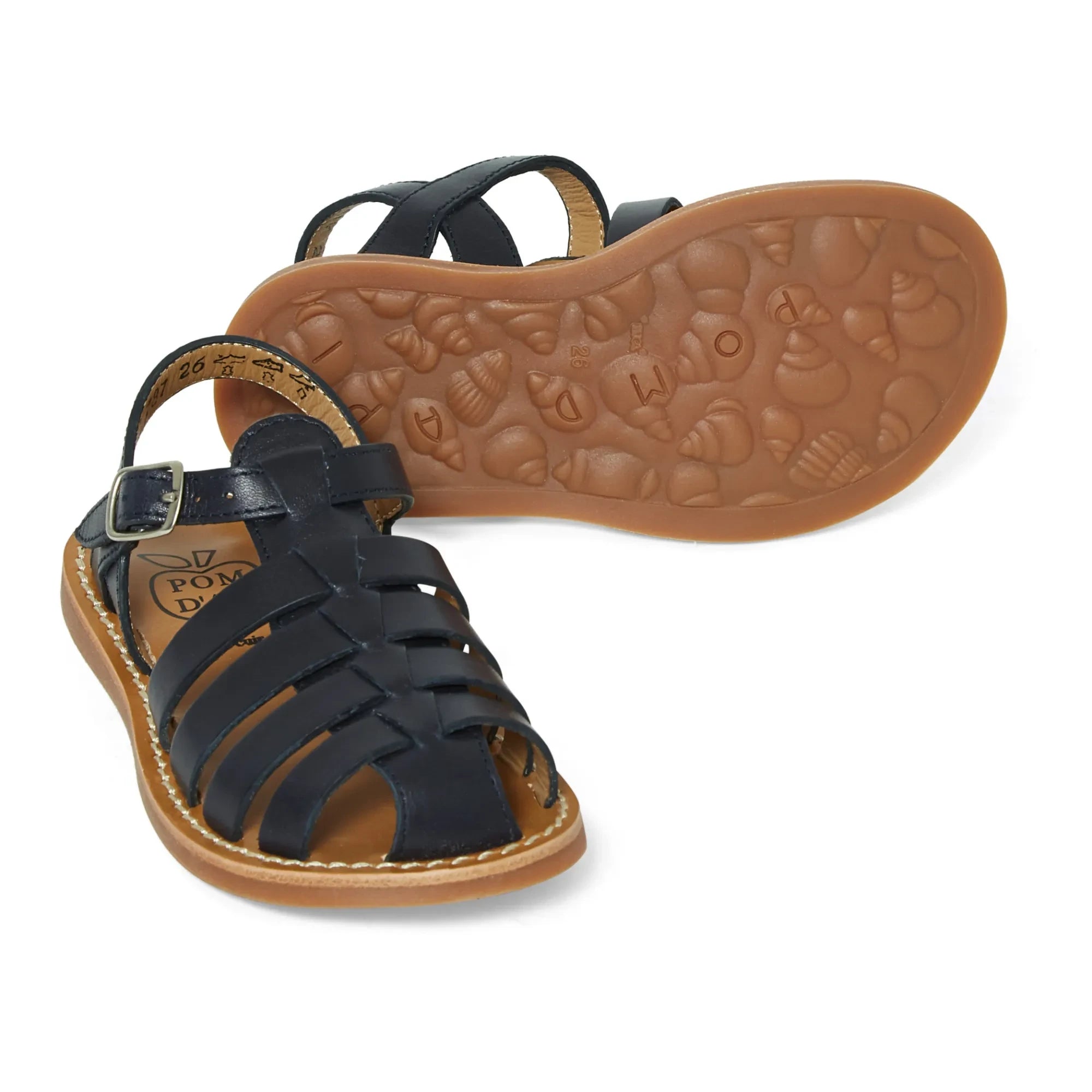 Pom d'Api - Dad Stitch Plaj Sandaletleri | Lacivert