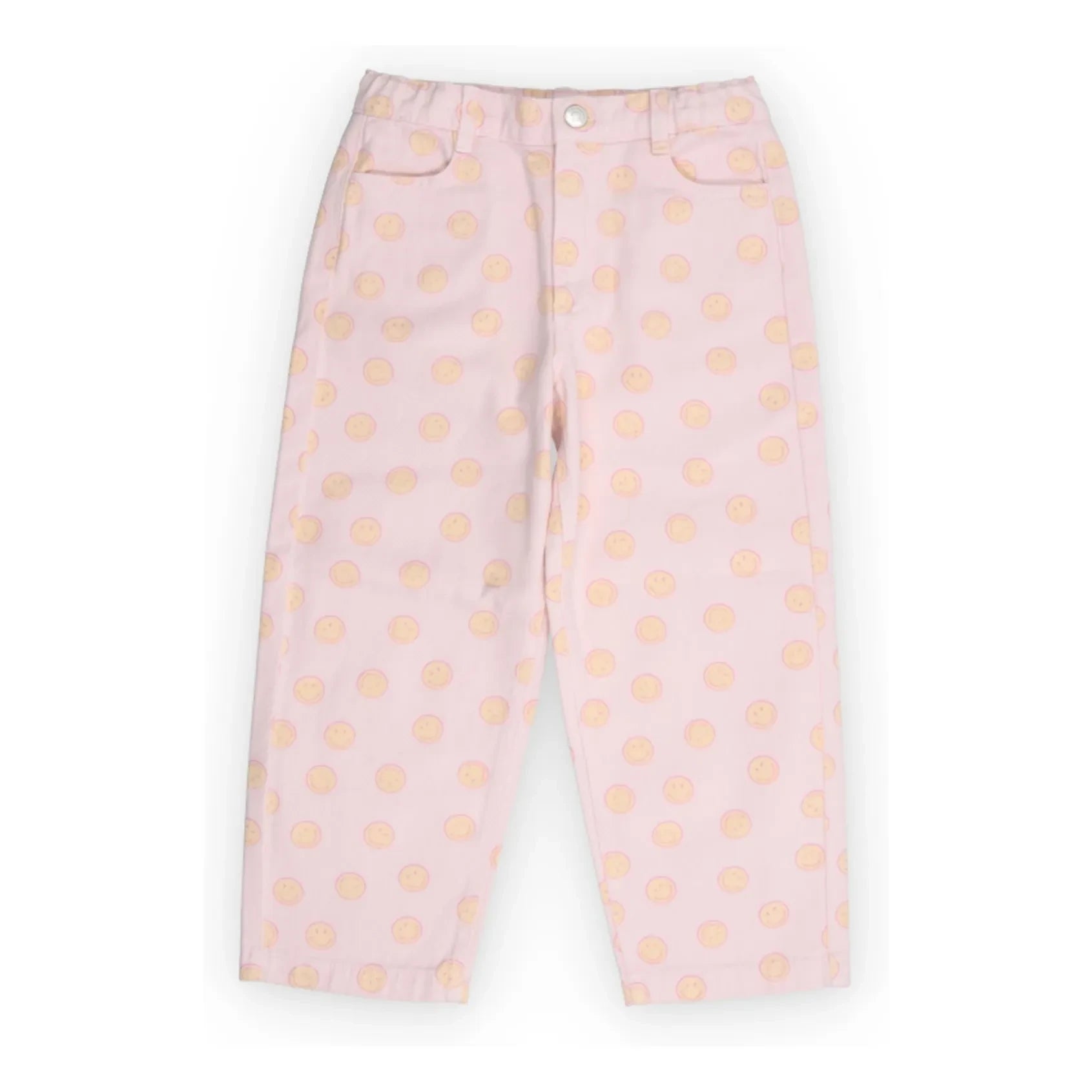the new society - Smiley Cotton Jeans BCI | Light Pink