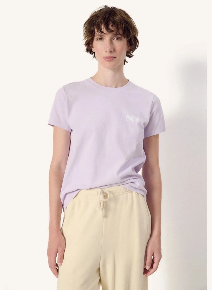 American Vintage - Ykobow Cotton T-shirt | Lilac