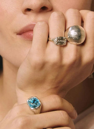 Alhaja - Salina Ocean ring | Blue
