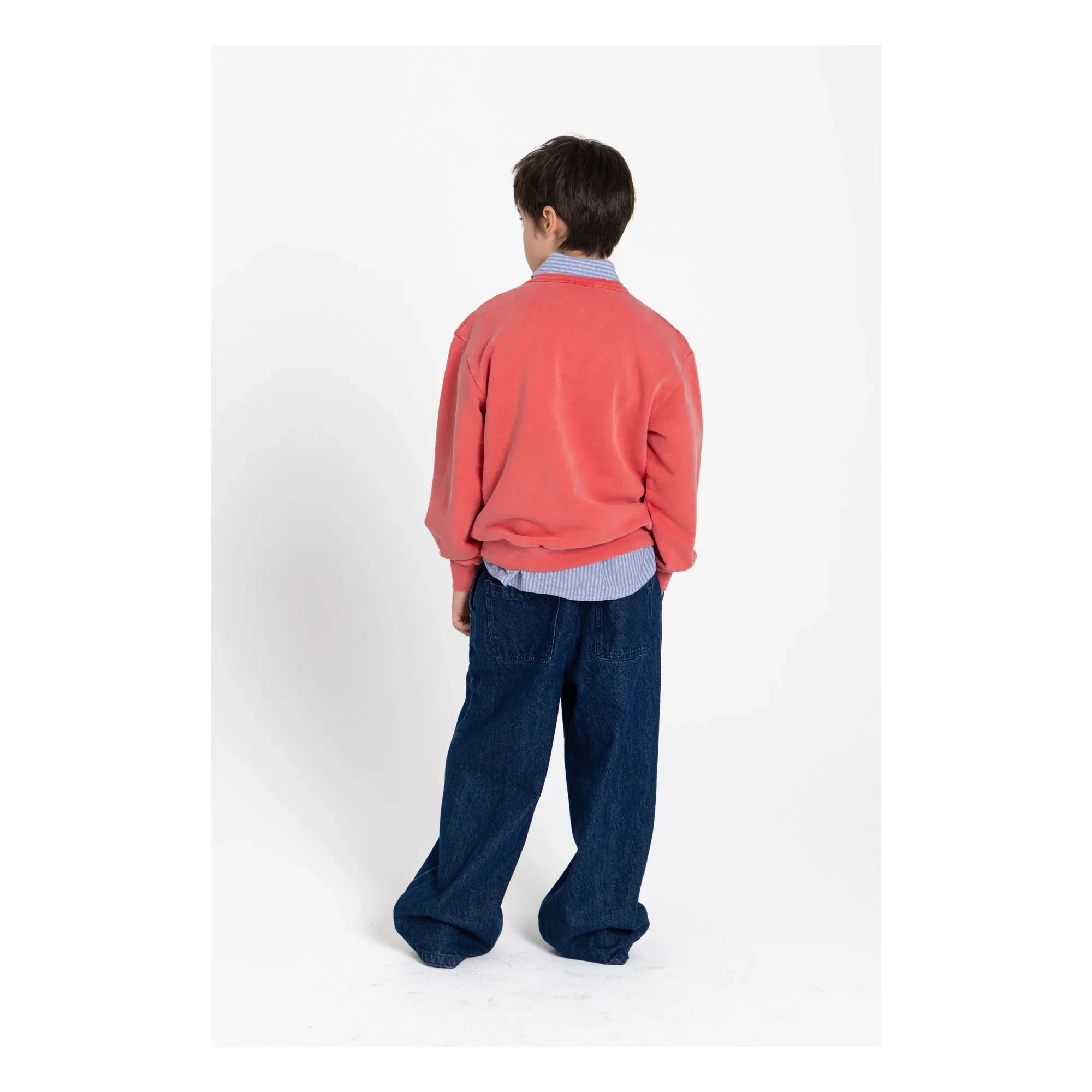 Smallable Kid - Arlo Organic Cotton Sweatshirt | Dark Red