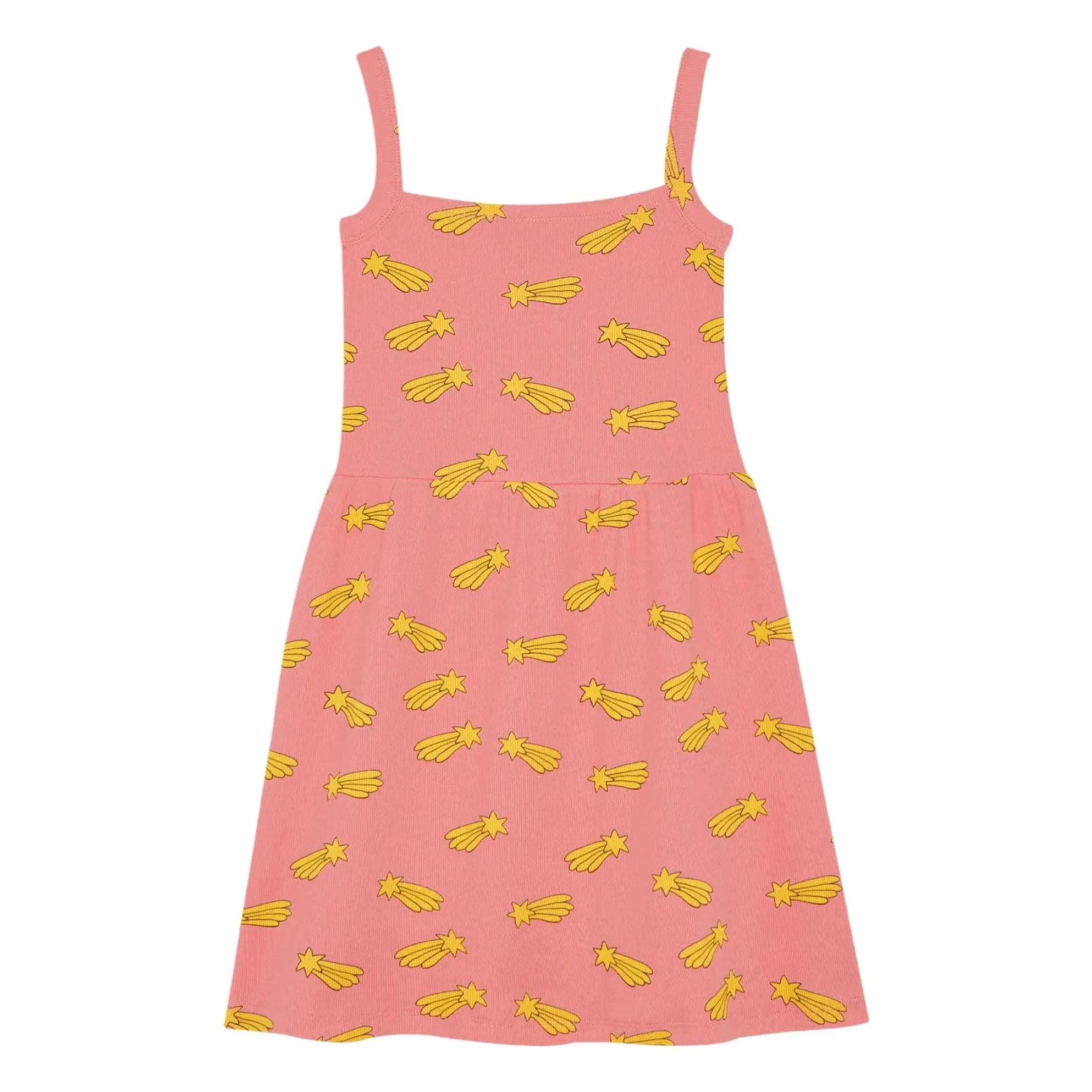 The Campamento - Falling Stars Organic Cotton Dress | Powder Pink