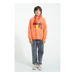 Piupiuchick - Music Sweat Organic Cotton | Neon Orange