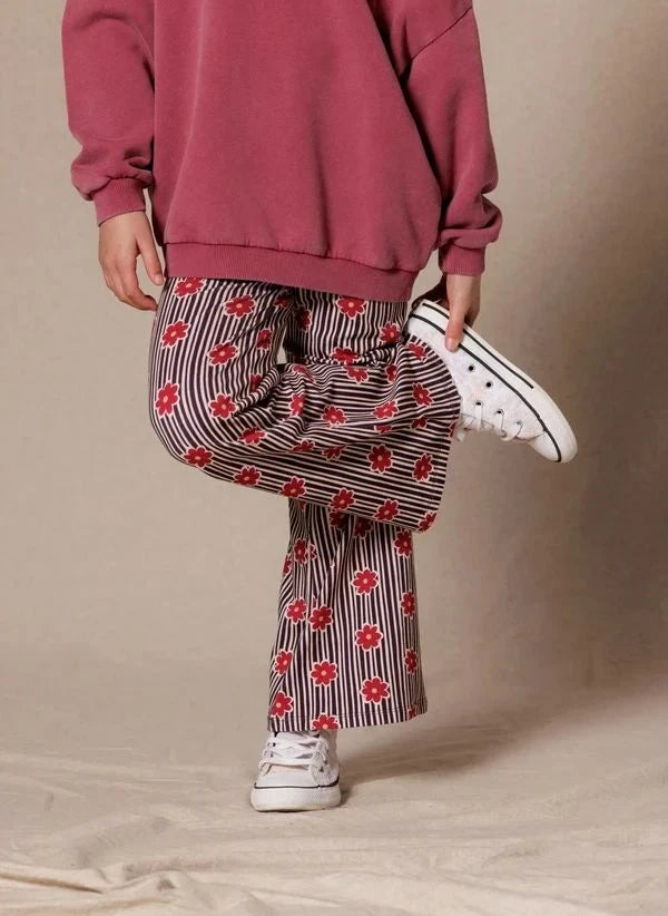 Apaches - Flera Striped Pants | Navy