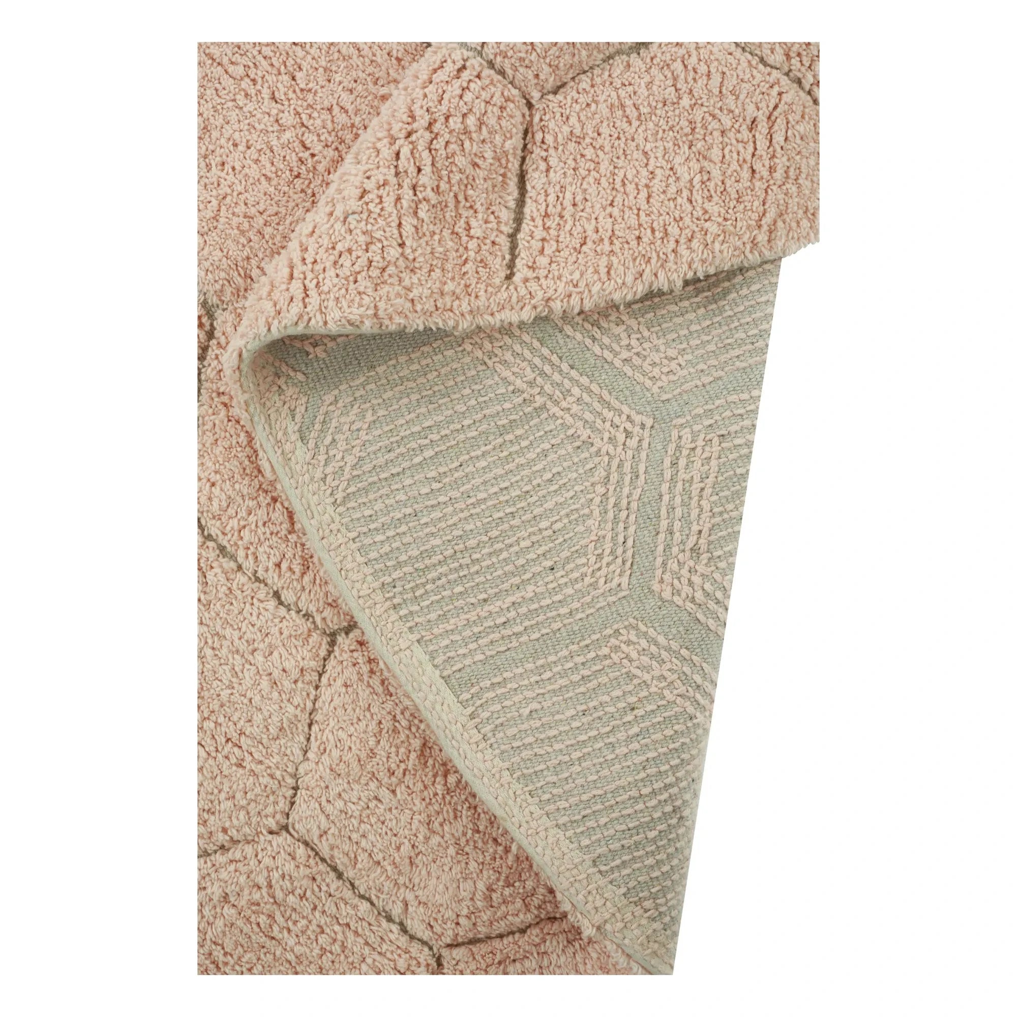 Lorena Canals - Honeycomb Round Rug | Pink