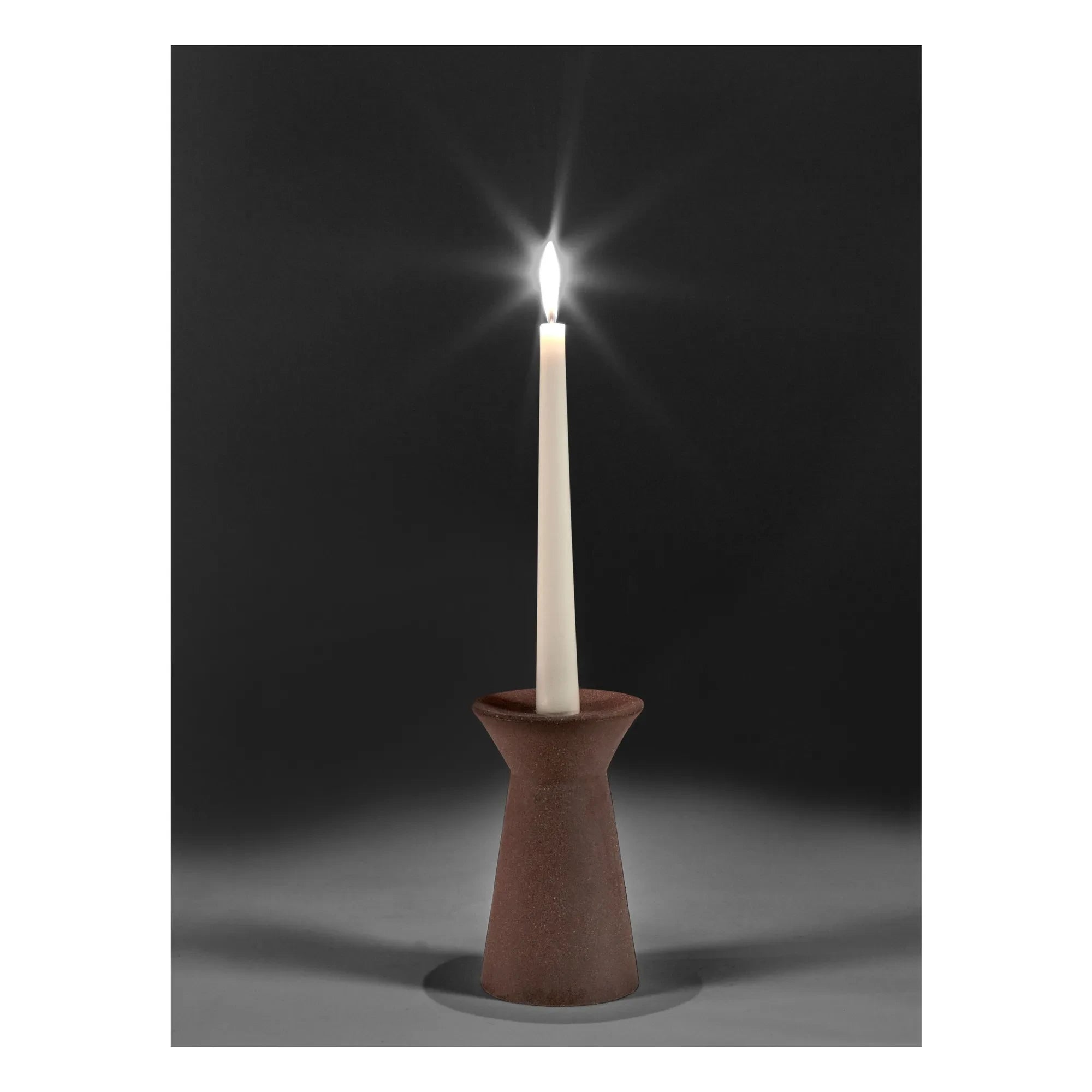 Serax - Stoneware Candle Holder Marie-Ann, Marie Michielssen | Brick Red
