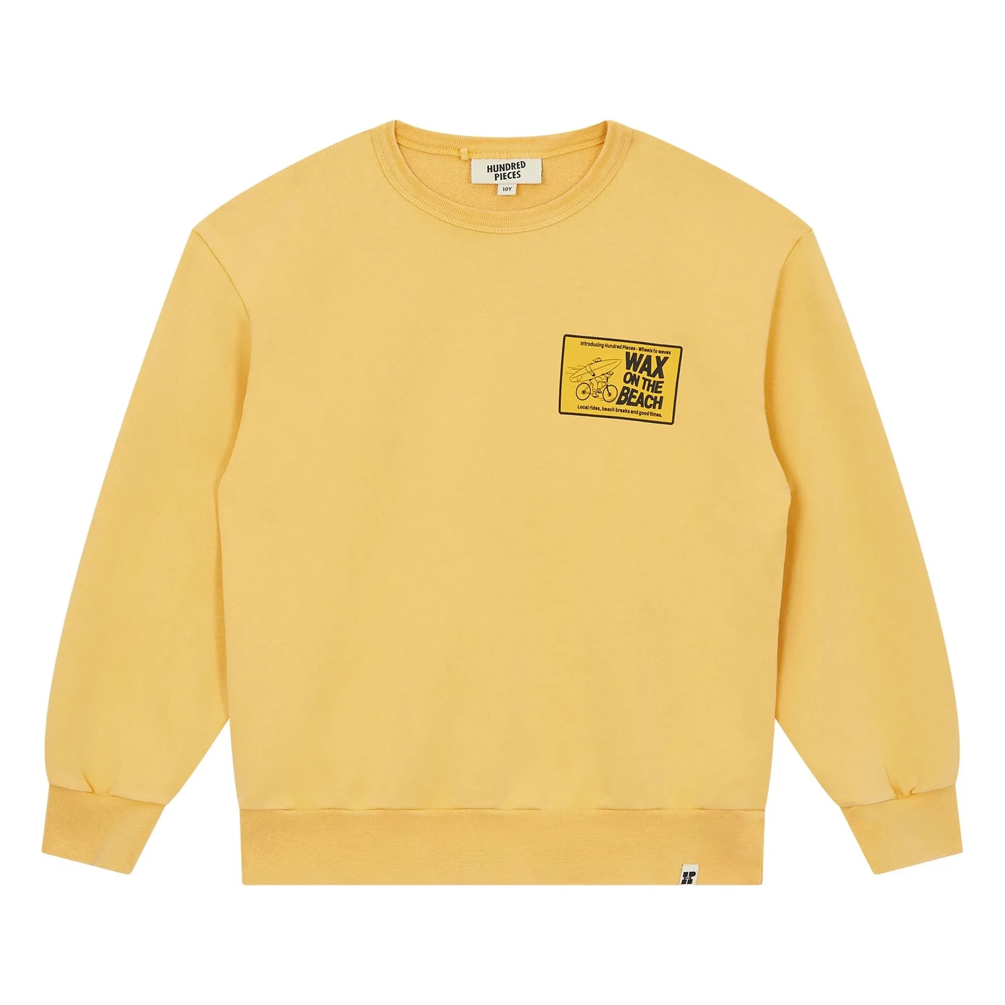 Hundred Pieces - Ryde Wax organik pamuklu sweatshirt | Hardal