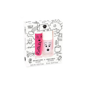 Nailmatic Kids - Fairy Pink Nail Polish and Lip Gloss Set