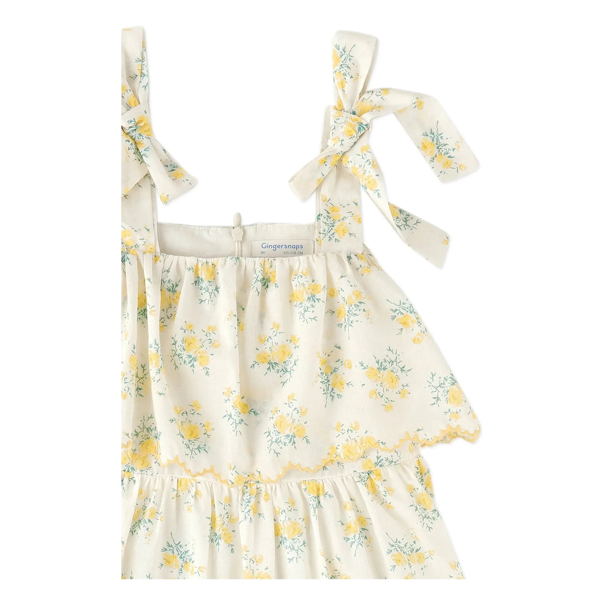 Gingersnaps - Katie Embroidered Dress | Ecru
