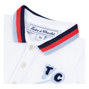 Tartine et Chocolat - Polo Badminton 77 | White