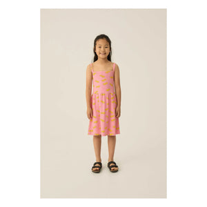The Campamento - Falling Stars Organic Cotton Dress | Powder Pink