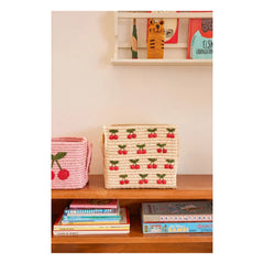 Rice - Cherry Rattan Storage Basket