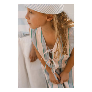 Tinycottons - Striped Knotted Top | Light Pink
