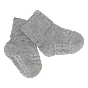 GOBABYGO - Combo Box 4 Non-slip Bamboo Socks | Blue