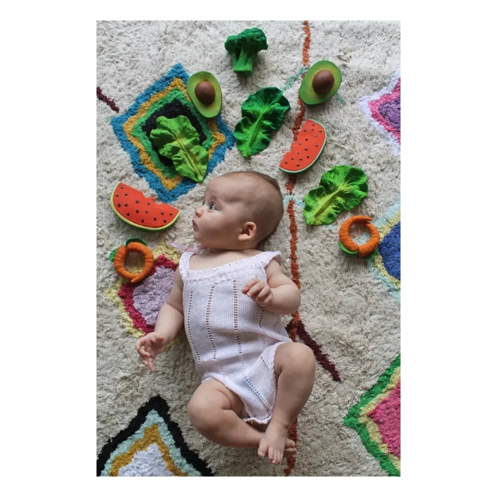 Oli & Carol - Watermelon Teething Wally | Red