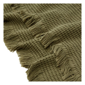 Haomy - Timor textured bath towel | Khaki