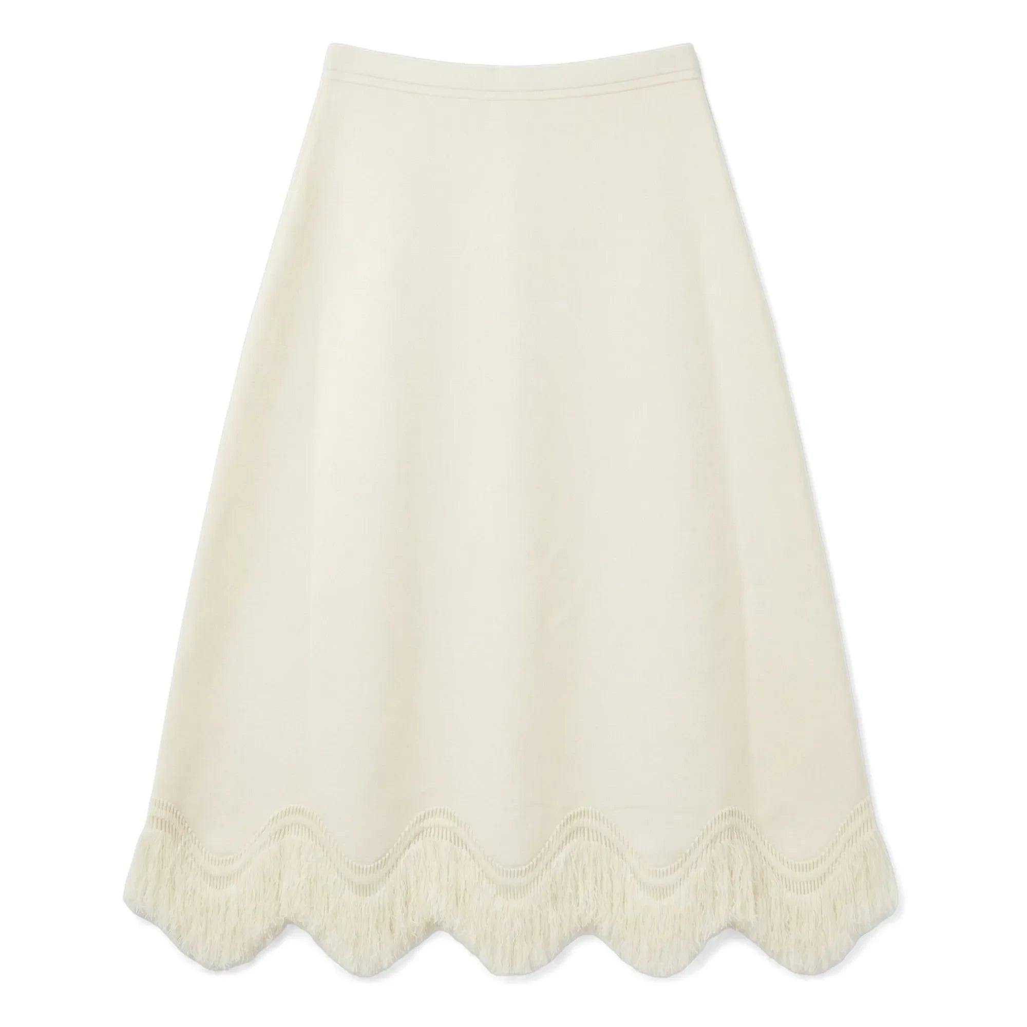 Ulla Johnson - Paulina Fringed Skirt | Ivory