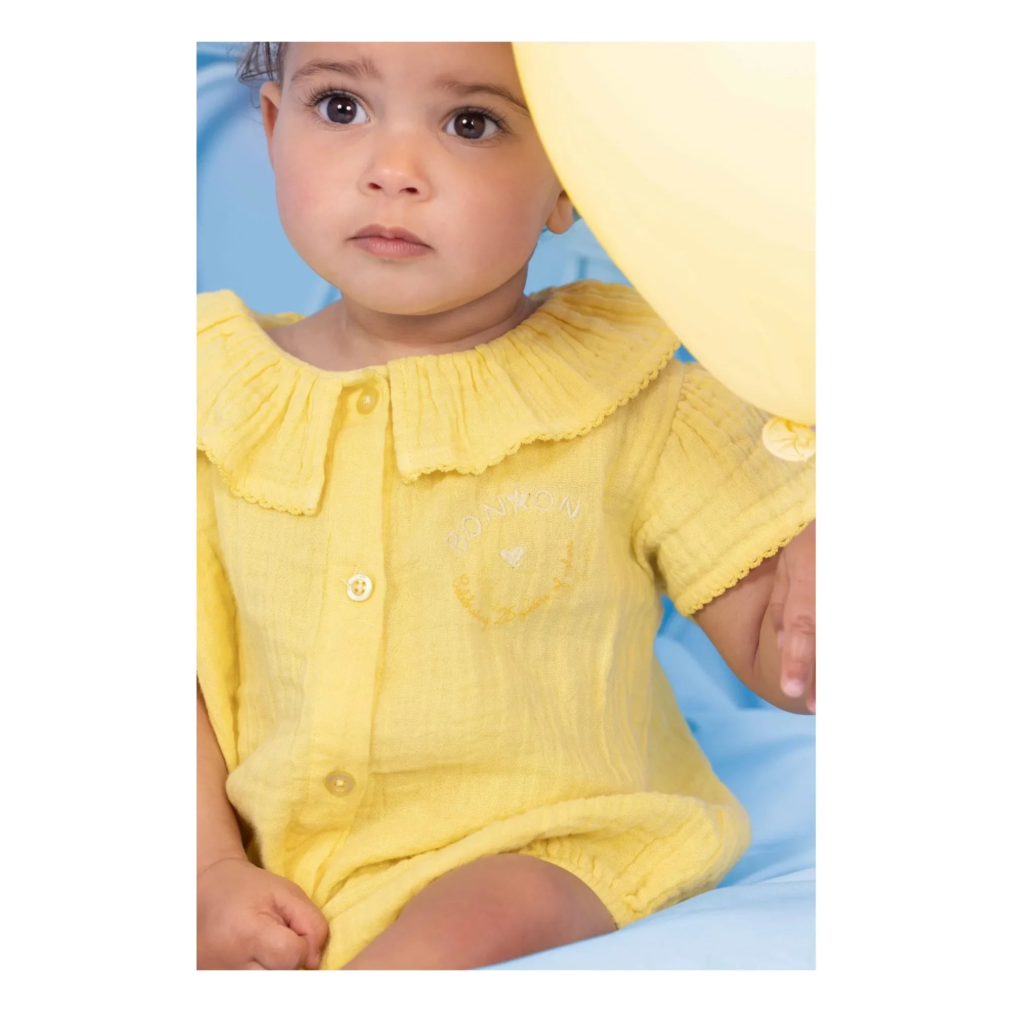 Bonton - Norma Claudine Collar Jumpsuit | Yellow