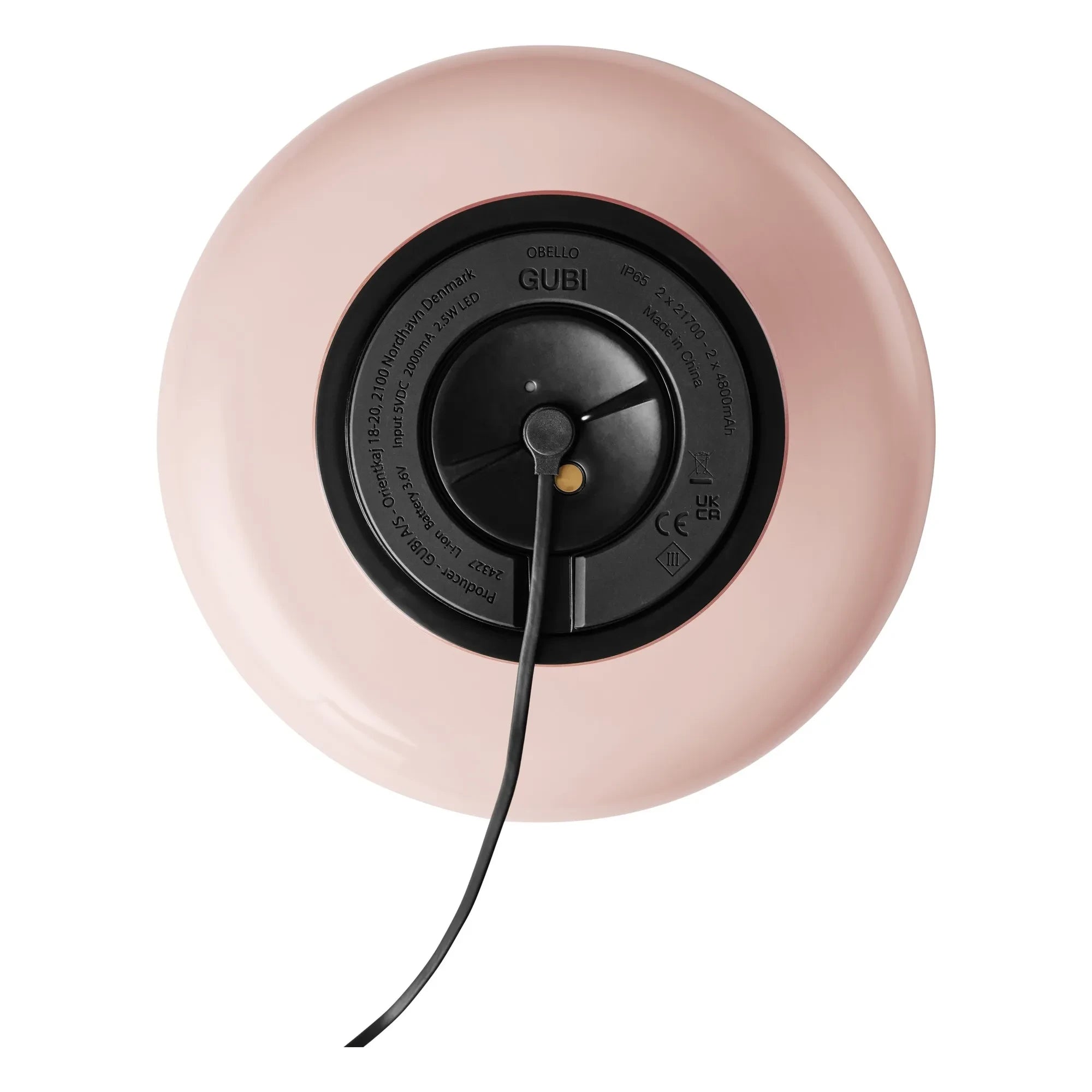 Gubi - Obello desk lamp, Bill Curry | Powder Pink