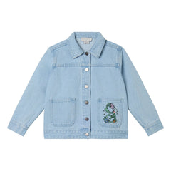 Stella McCartney Kids - Kot Organik Pamuk Ceket | Mavi