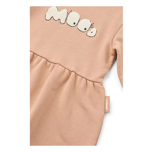 Liewood - Sweat elbise Lia Mood Organik pamuk | Pembe