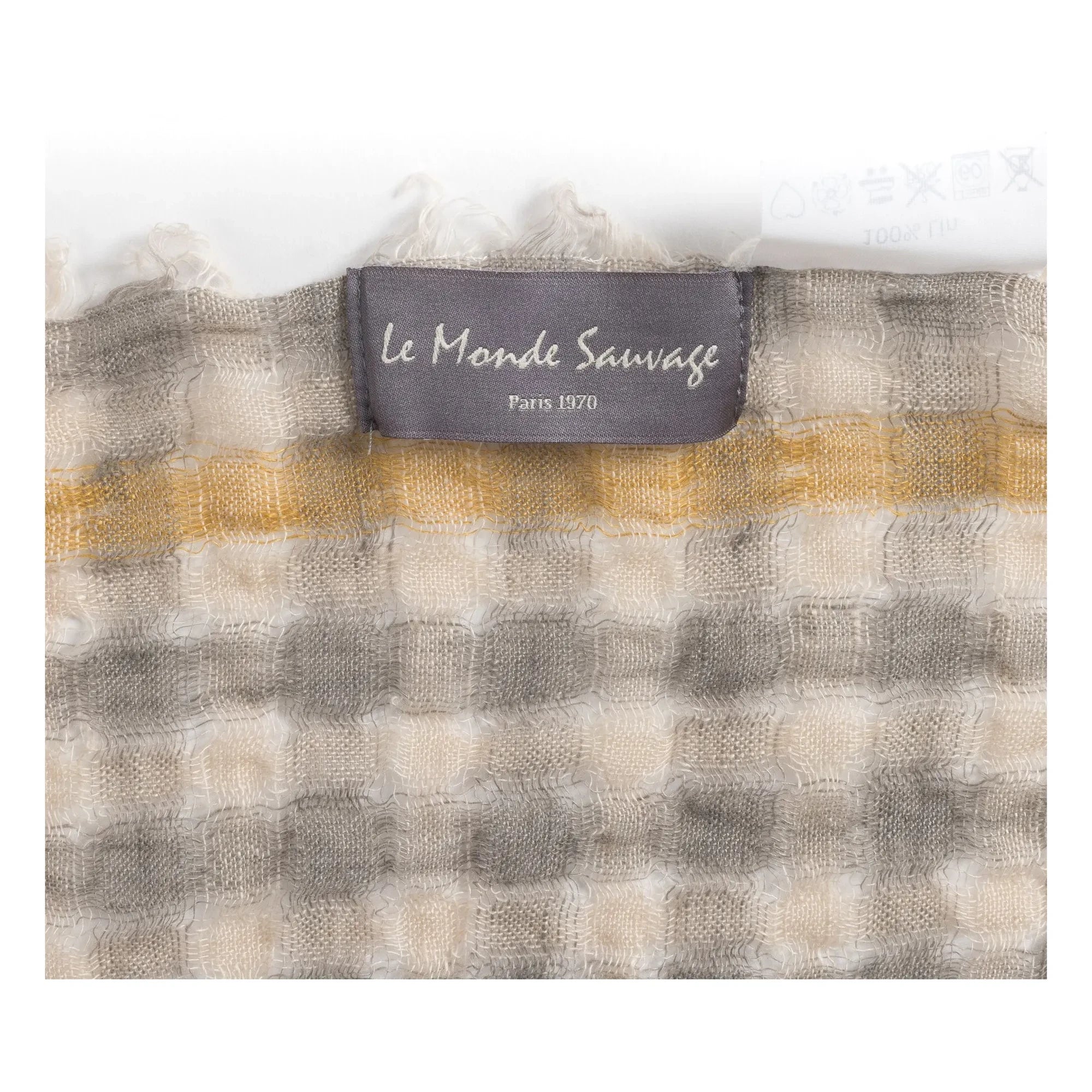 Le Monde Sauvage - Harmattan Boston Curtains | Gray