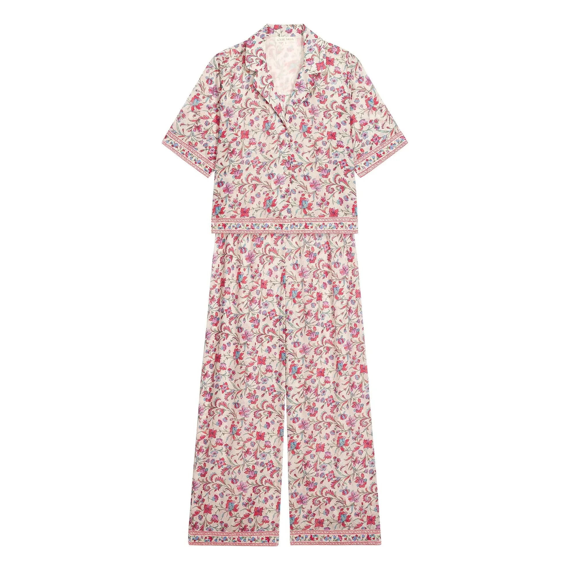 Louise Misha - Louka organic cotton pajamas | Pink