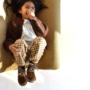 du Loua - Charly Suede Lace-up Boots | Brown