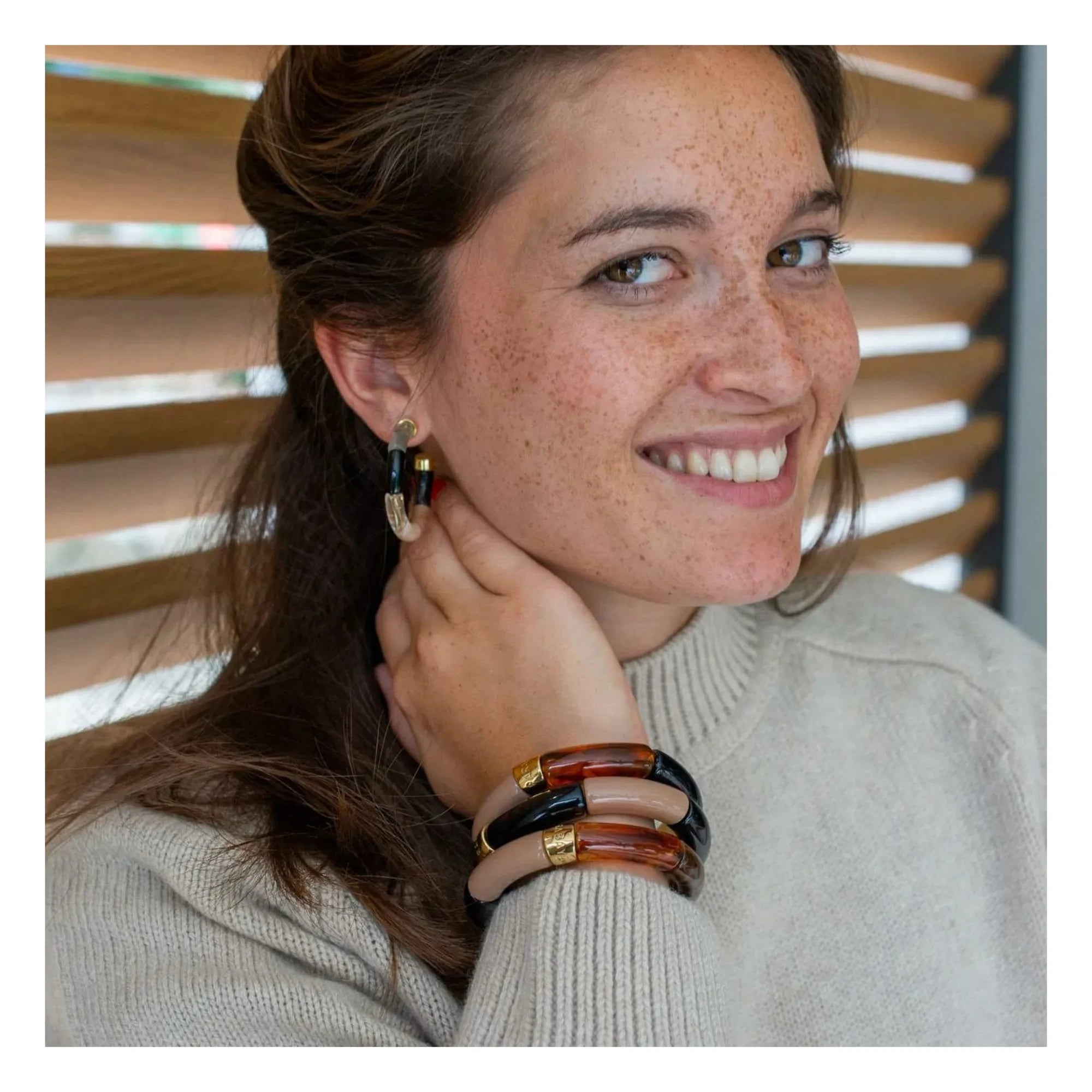 Parabaya - Moca 2 Bracelets | Brown