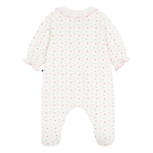 Petit Bateau - Pyjamas Dors Bien Hearts Tubique Organic Cotton | White