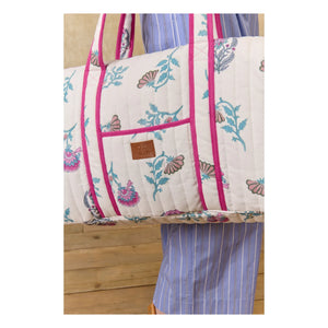 Louise Misha - 36h Bilbao bag in organic cotton | Ecru