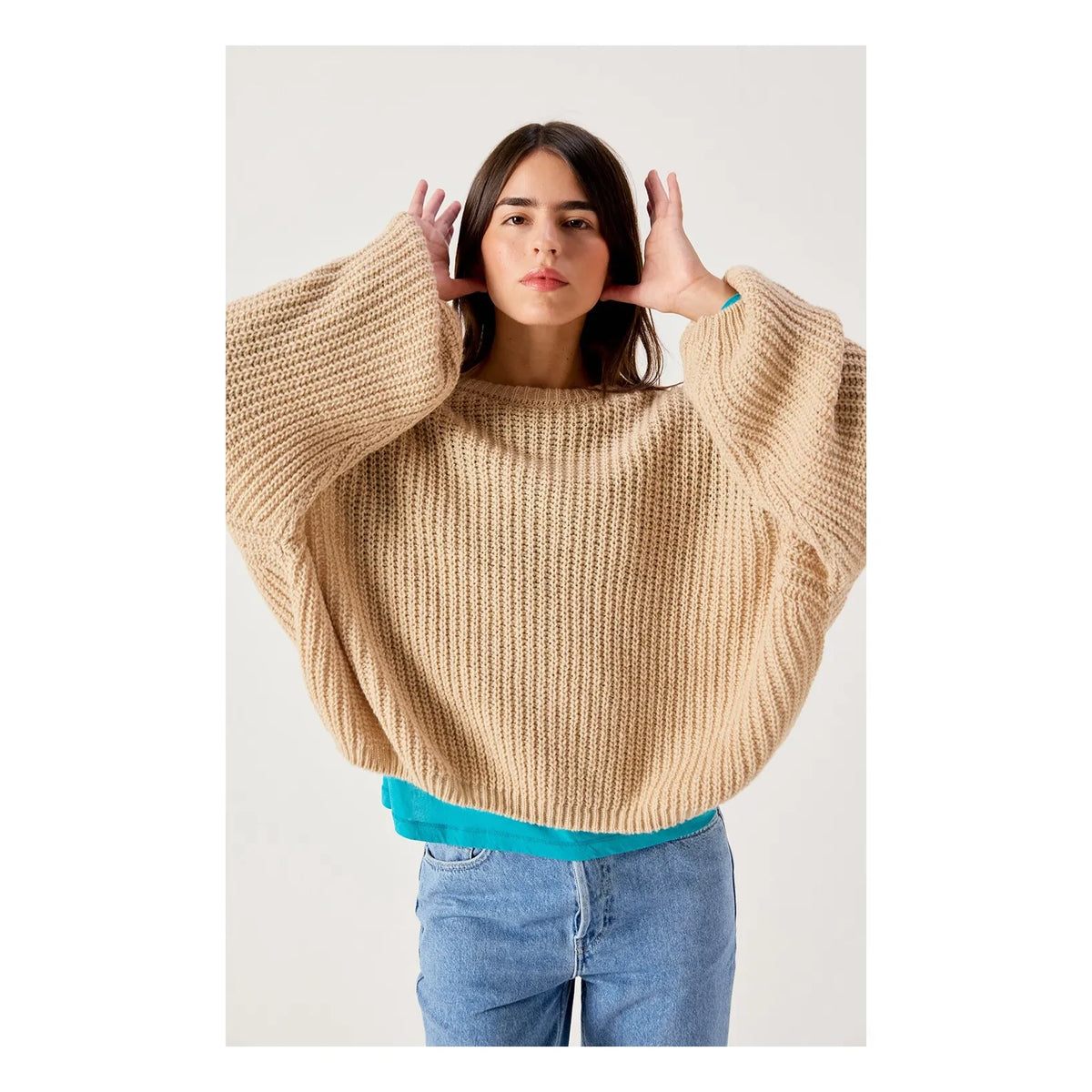 American Vintage - Cyrow Yün Kazak | Bej