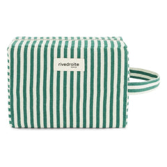 rivedroite - Tournelles Recycled Cotton Pencil Case | Green