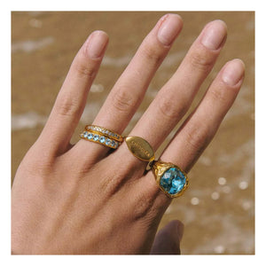 Alhaja - Dolores Ring | Blue