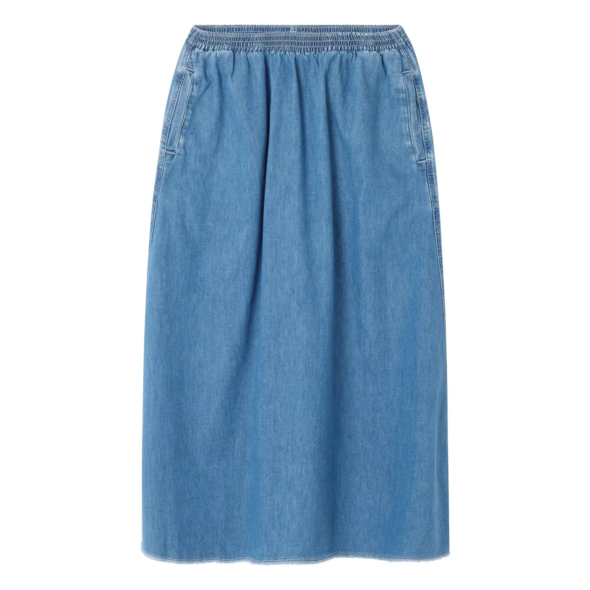 American Vintage - Izeway Cotton Skirt | Blue