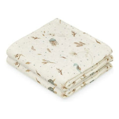 Cam Cam - Sea Garden Baby Diapers - 2-Pack | Blue