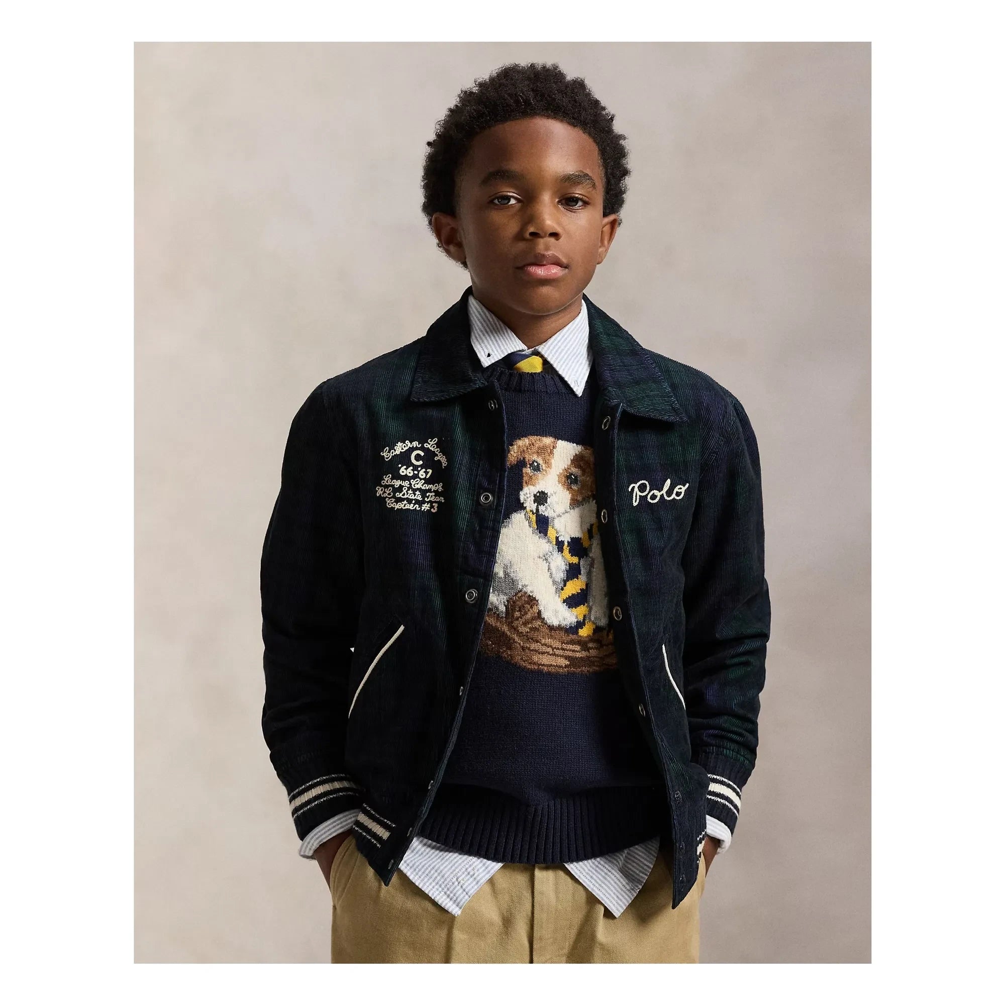 Ralph Lauren - Bomber Ekose | Lacivert