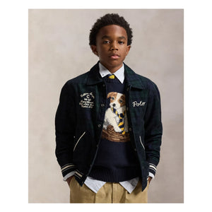 Ralph Lauren - Checkered Bomber | Navy Blue