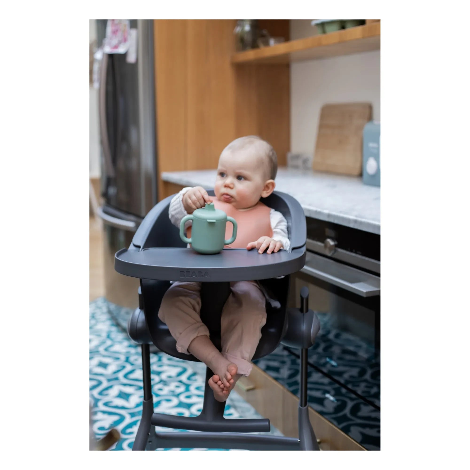 Béaba - Silicone Learning Cup | Sage